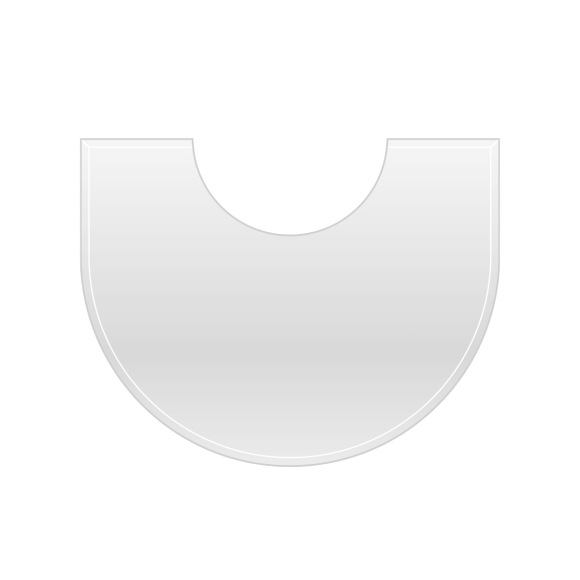 Accessoires | Plaque de sol en verre pour poêles OLBIA H (4197)